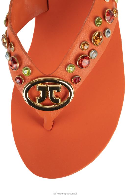 il Jeffrey Campbell אייקונים סנדלים נשים כתום מולטי NN6N6165