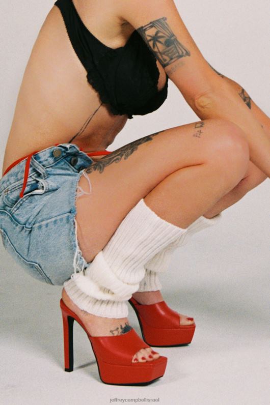 il Jeffrey Campbell הולך-גלאם פרד עם עקב נשים אָדוֹם NN6N61663