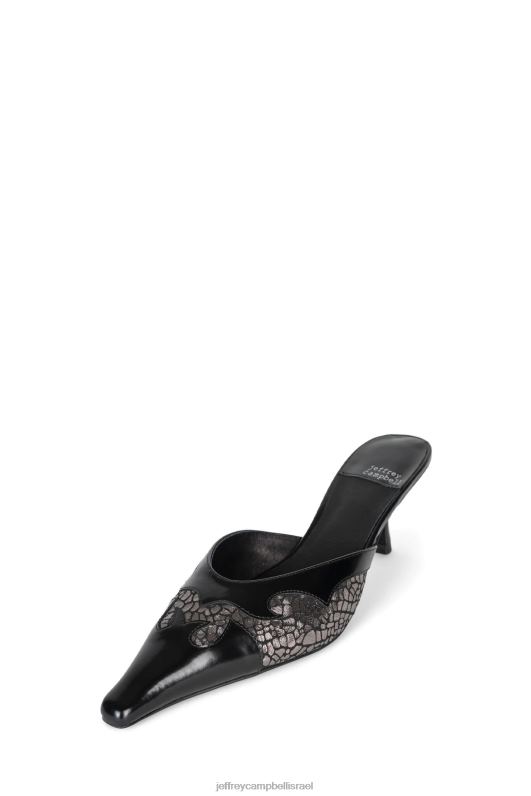 il Jeffrey Campbell חוֹבְבָן פרד עם עקב נשים פצפוץ בדיל קופסה שחורה NN6N61669