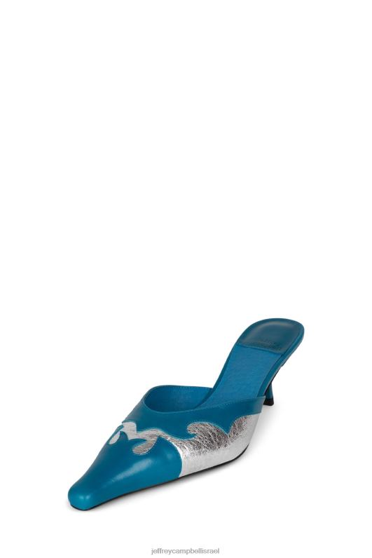 il Jeffrey Campbell חוֹבְבָן פרד עם עקב נשים קמט כסף צהבהב NN6N61671