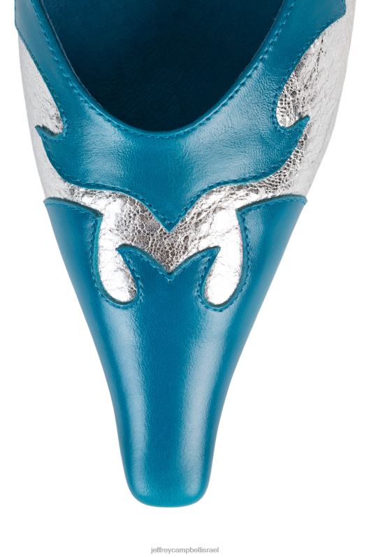 il Jeffrey Campbell חוֹבְבָן פרד עם עקב נשים קמט כסף צהבהב NN6N61671