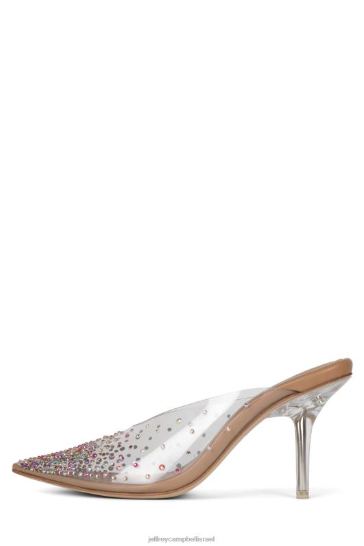 il Jeffrey Campbell דריזלה פרד עם עקב נשים זמש עירום שקוף NN6N61683