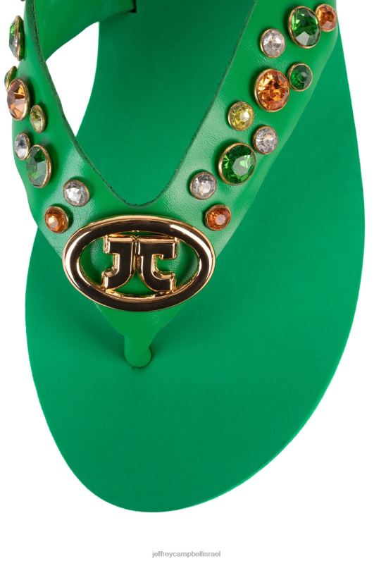 il Jeffrey Campbell אייקונים סנדלים נשים רב ירוק NN6N6168