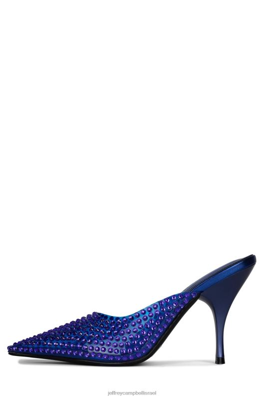 il Jeffrey Campbell רומנטיקה פרד עם עקב נשים משולבת כחול NN6N61708