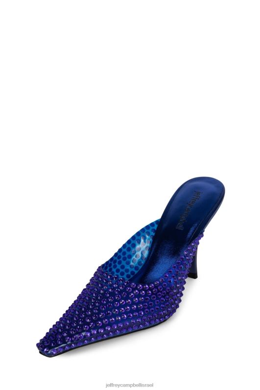 il Jeffrey Campbell רומנטיקה פרד עם עקב נשים משולבת כחול NN6N61708