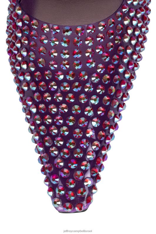 il Jeffrey Campbell רומנטיקה פרד עם עקב נשים שילוב סגול NN6N61709