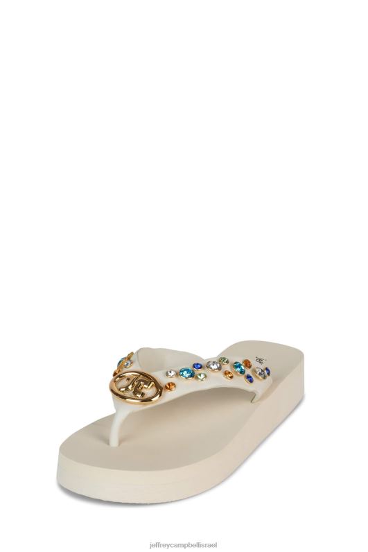 il Jeffrey Campbell אייקונים סנדלים נשים קרם מולטי NN6N6170