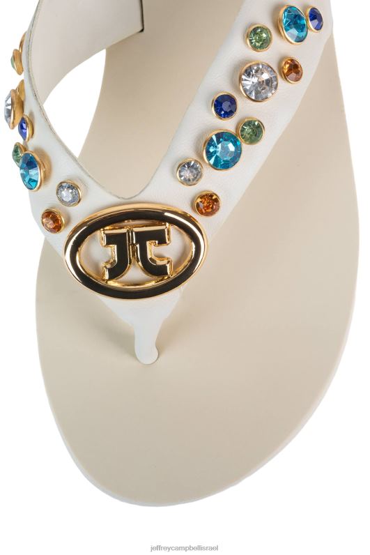 il Jeffrey Campbell אייקונים סנדלים נשים קרם מולטי NN6N6170