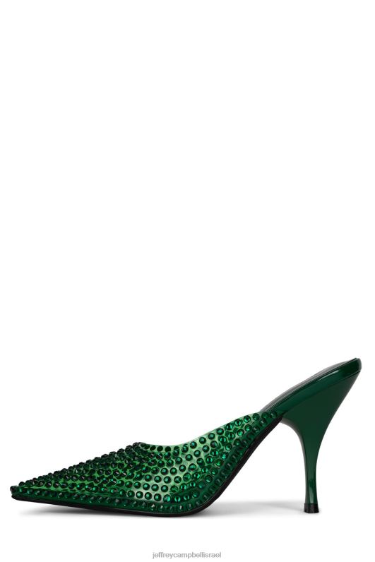 il Jeffrey Campbell רומנטיקה פרד עם עקב נשים שילוב ירוק NN6N61710