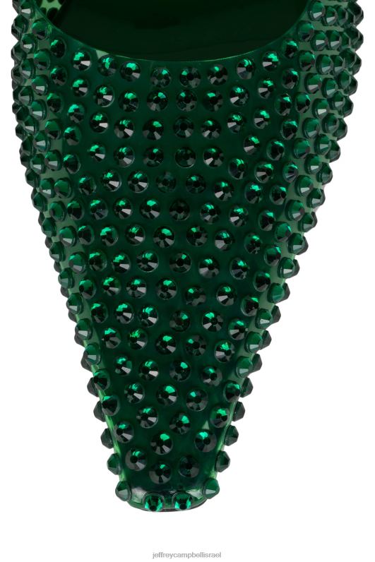 il Jeffrey Campbell רומנטיקה פרד עם עקב נשים שילוב ירוק NN6N61710