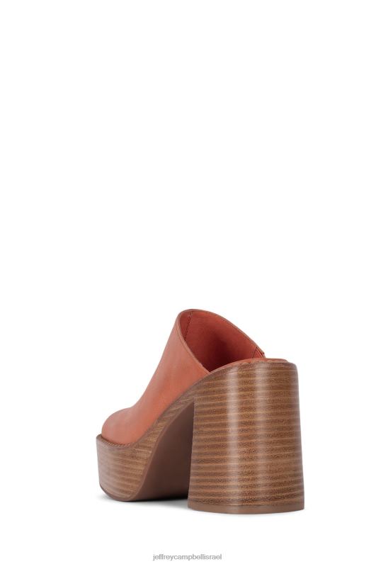 il Jeffrey Campbell מְתוֹפֵף פרד עם עקב נשים ערימת לק טבעי כתום NN6N61711