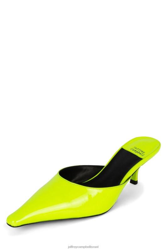 il Jeffrey Campbell מְעוּדָן פרד עם עקב נשים פטנט צהוב עז NN6N61715