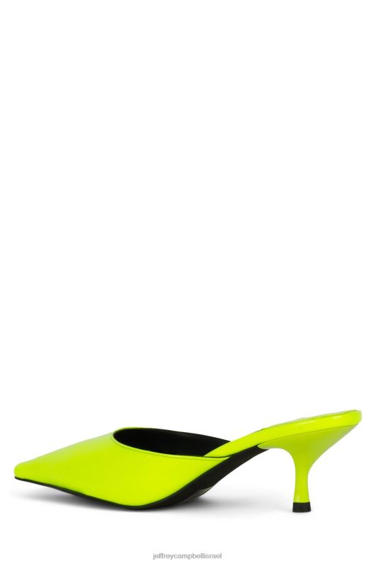 il Jeffrey Campbell מְעוּדָן פרד עם עקב נשים פטנט צהוב עז NN6N61715