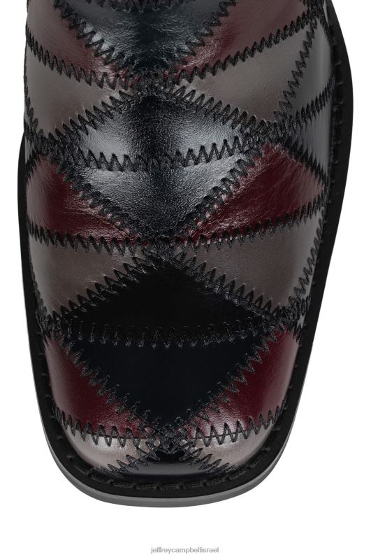 il Jeffrey Campbell קארמה פרד עם עקב נשים מולטי שחור אפור NN6N61723