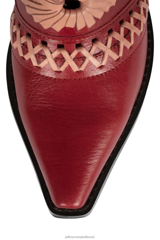 il Jeffrey Campbell אריגים פרד עם עקב נשים שילוב אדום NN6N61727