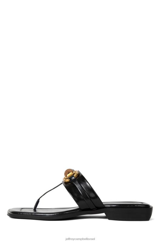 il Jeffrey Campbell בורה בורה סנדלים נשים זהב שחור NN6N61735