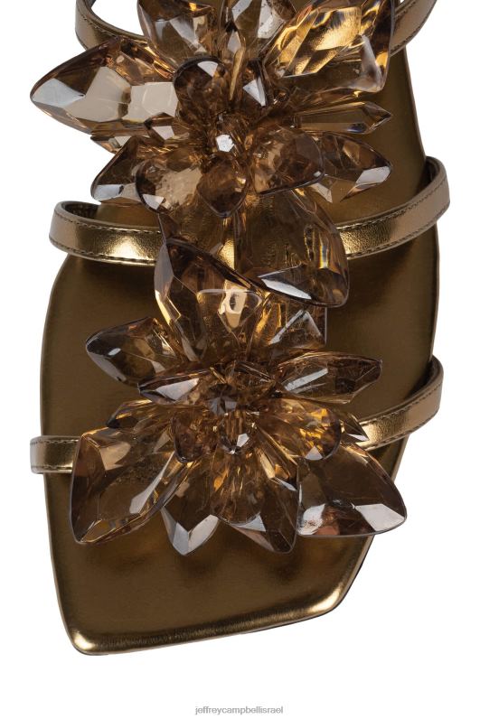 il Jeffrey Campbell להתגבש סנדלים נשים ברונזה מתכתי NN6N61737