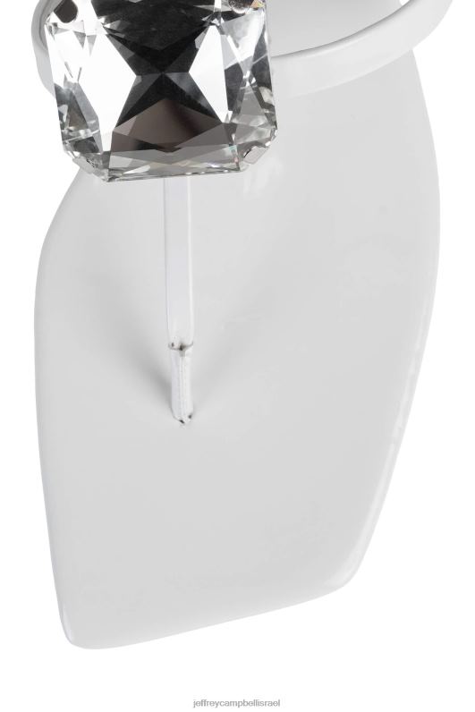 il Jeffrey Campbell צלצול על זה סנדלים נשים כסף פטנט לבן NN6N61742