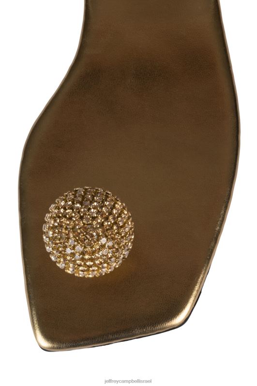 il Jeffrey Campbell מְזוּקָק סנדלים נשים זהב שקוף NN6N61744