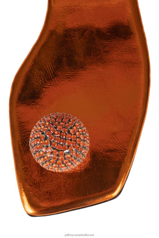 il Jeffrey Campbell מְזוּקָק סנדלים נשים כתום שקוף NN6N61746