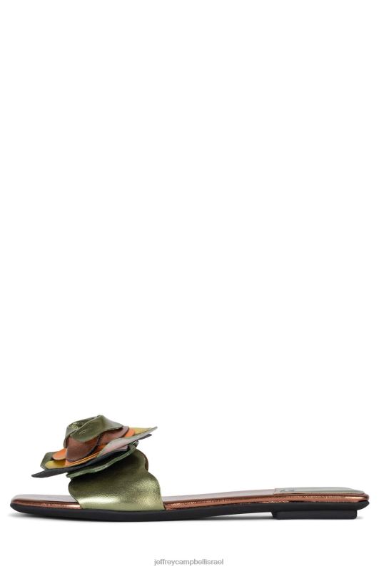 il Jeffrey Campbell זר סנדלים נשים ברונזה ירוקה מולטי NN6N61751