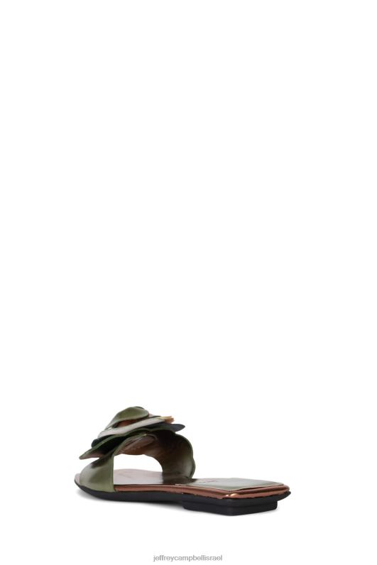 il Jeffrey Campbell זר סנדלים נשים ברונזה ירוקה מולטי NN6N61751