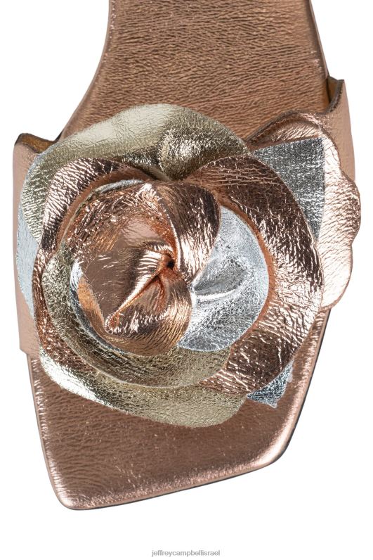 il Jeffrey Campbell זר סנדלים נשים שילוב מתכתי זהב כסף NN6N61752