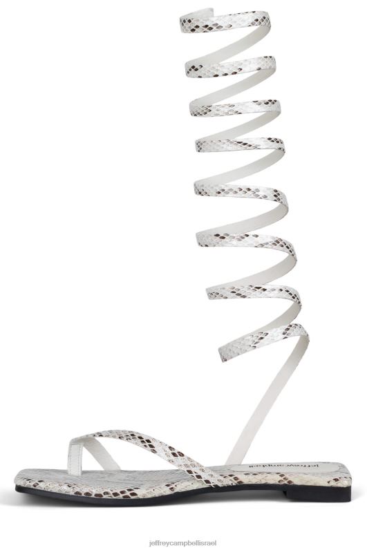 il Jeffrey Campbell רזה סנדלים נשים שילוב נחש טבעי NN6N61761