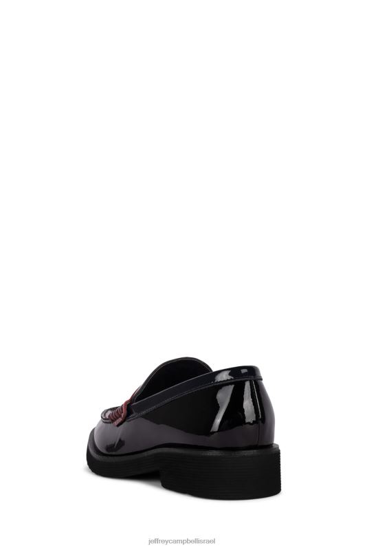 il Jeffrey Campbell לנה לופר ואוקספורד נשים פטנט יין כהה מולטי NN6N61777