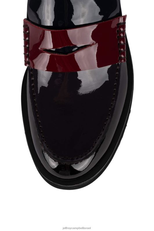 il Jeffrey Campbell לנה לופר ואוקספורד נשים פטנט יין כהה מולטי NN6N61777