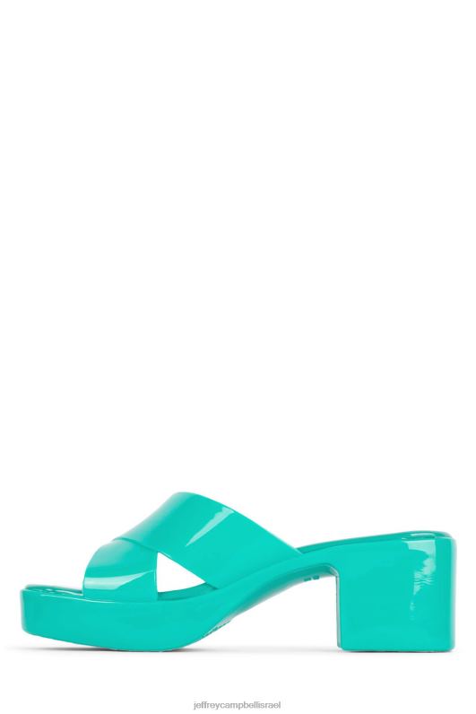 il Jeffrey Campbell מסטיק סנדל פלטפורמה נשים ירוק NN6N6179