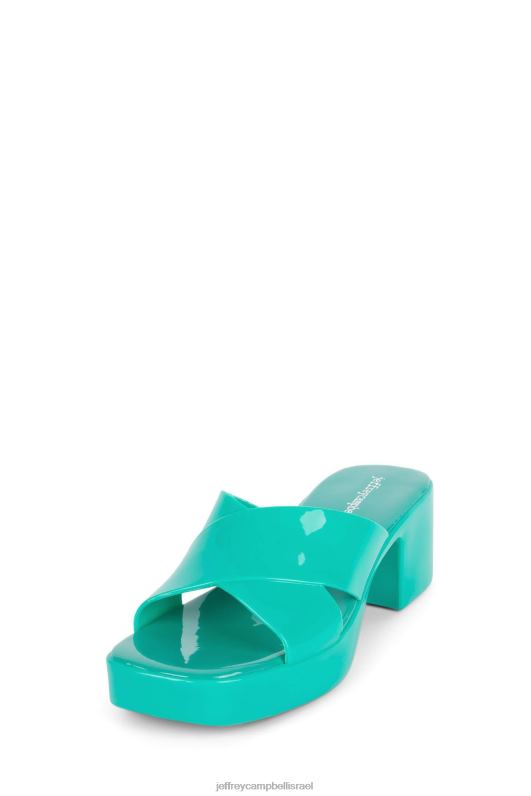 il Jeffrey Campbell מסטיק סנדל פלטפורמה נשים ירוק NN6N6179