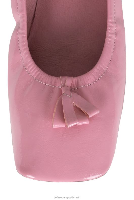 il Jeffrey Campbell בַּלֵרִינָה נעלי בלט נשים פטנט ורוד קרינקל NN6N6187