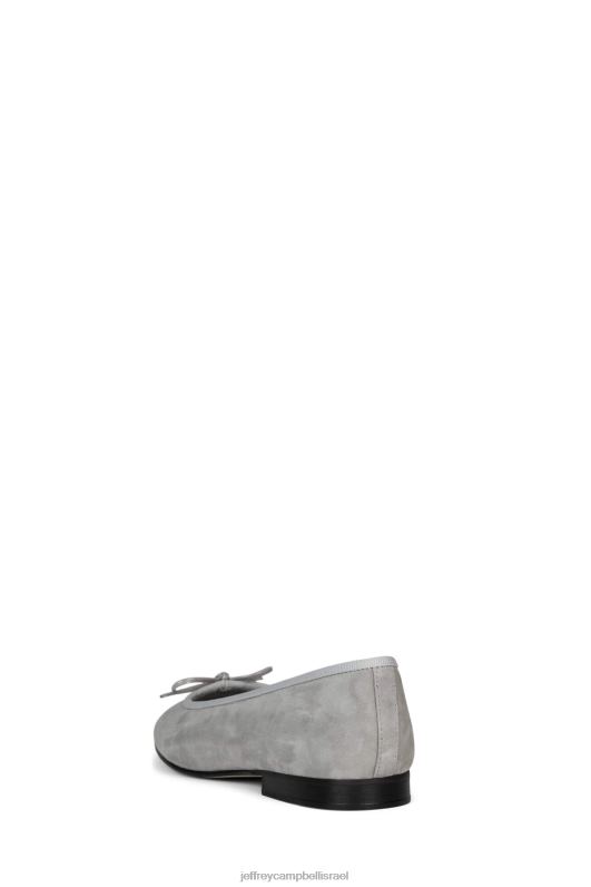 il Jeffrey Campbell ערבסק נעלי בלט נשים משולבת זמש אפור NN6N6190