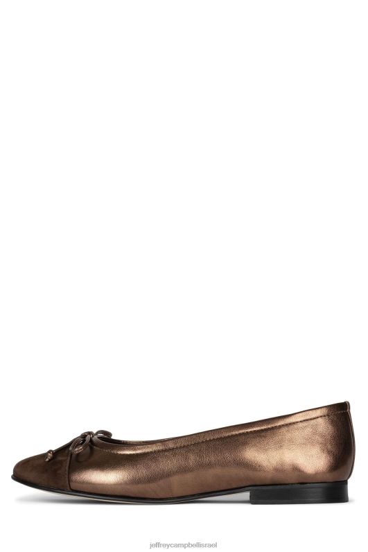 il Jeffrey Campbell ערבסק נעלי בלט נשים משולבת חום כהה NN6N6192