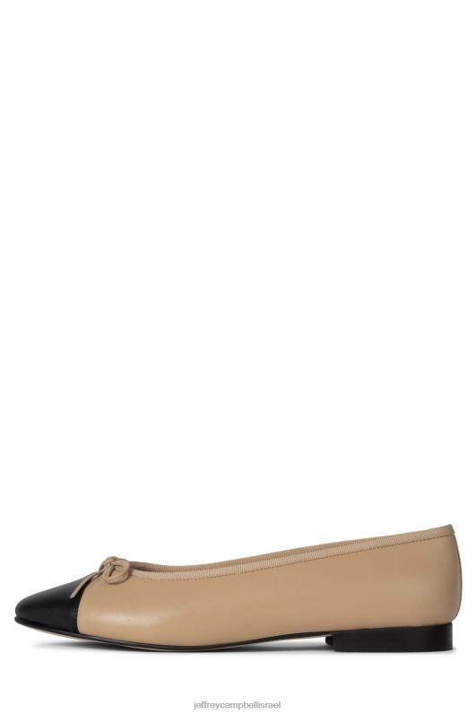 il Jeffrey Campbell ערבסק נעלי בלט נשים שחור טבעי NN6N6197