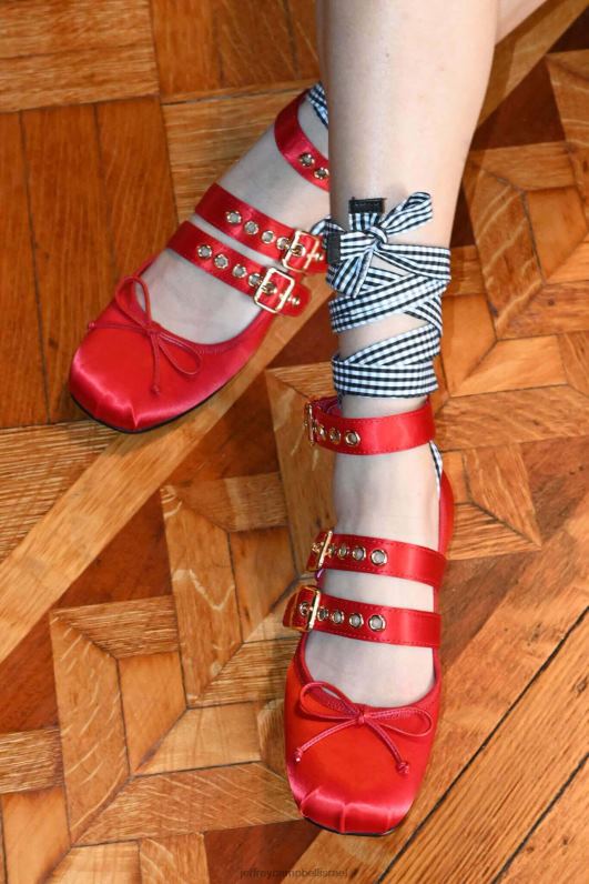 il Jeffrey Campbell קלפי נעלי בלט נשים זברה שחור פטנט כסף NN6N6207