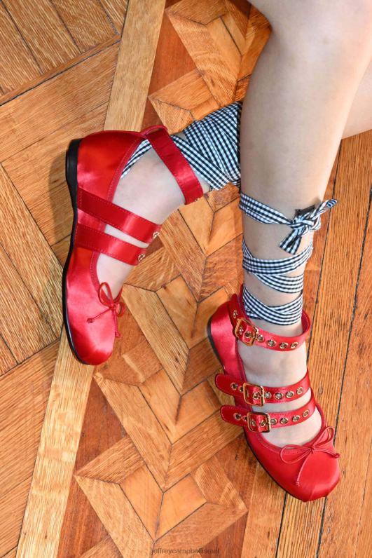 il Jeffrey Campbell קלפי נעלי בלט נשים זברה שחור פטנט כסף NN6N6207