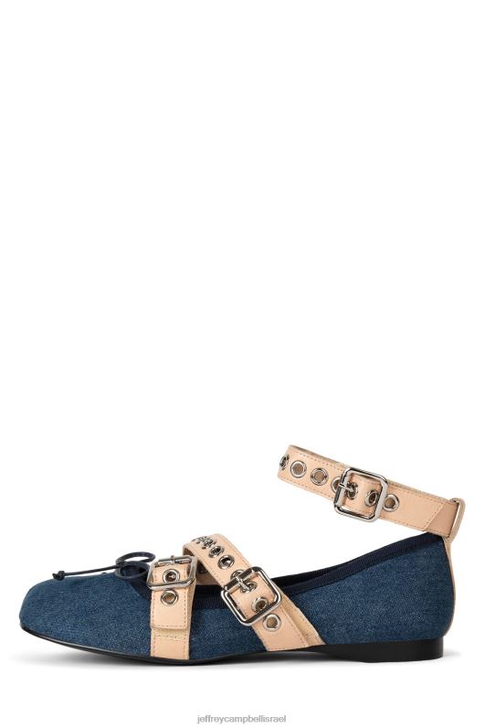il Jeffrey Campbell כוריאו נעלי בלט נשים ג'ינס כחול טבעי NN6N6211