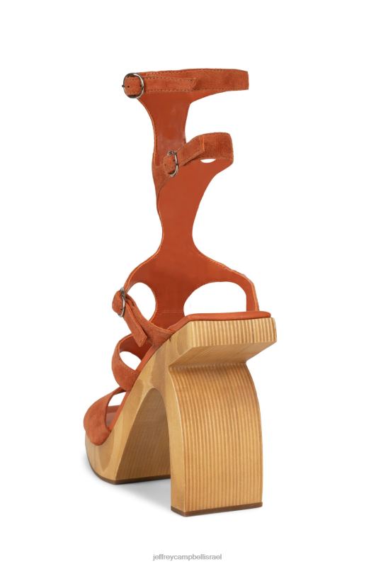 il Jeffrey Campbell יריבים סנדל פלטפורמה נשים שיזוף זמש כתום NN6N6217