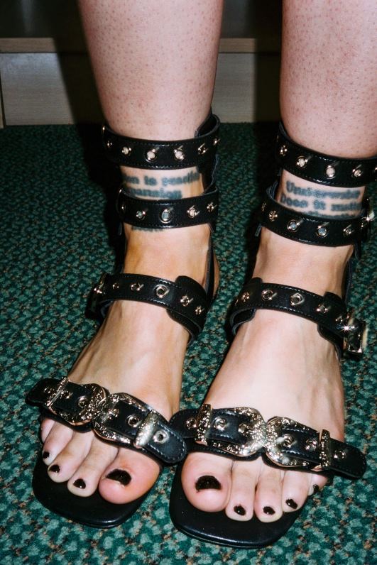 il Jeffrey Campbell אקלקטיקה סנדל עם עקבים נשים כסף שחור NN6N6226