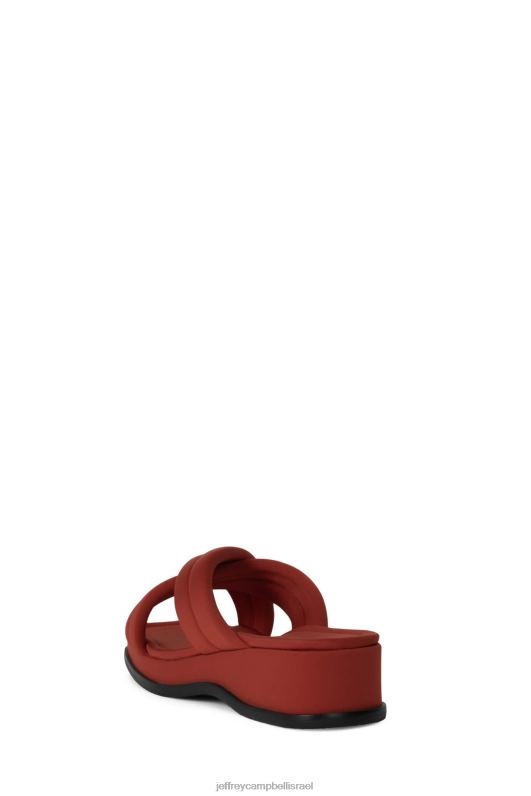 il Jeffrey Campbell שמש סנדלים נשים ניאופרן אדום NN6N622