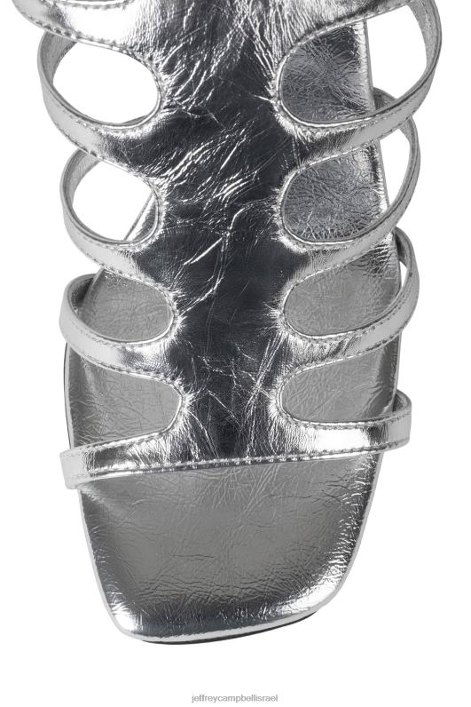 il Jeffrey Campbell מעגלים סנדל עם עקבים נשים כסף מתכתי NN6N6230