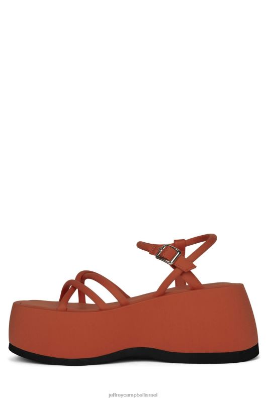 il Jeffrey Campbell זוהר סנדל פלטפורמה נשים ניאופרן כתום NN6N6252