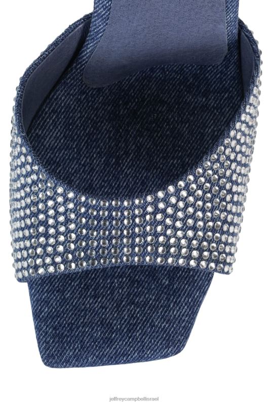 il Jeffrey Campbell מינימום אתחול הדנים נשים כסף ג'ינס כחול NN6N6264