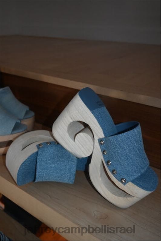 il Jeffrey Campbell סִמלִי אתחול הדנים נשים ג'ינס כחול NN6N6277