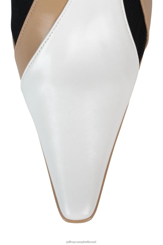 il Jeffrey Campbell פסים מגפי קרסול נשים פטנט טבעי ירוק מולטי NN6N6301