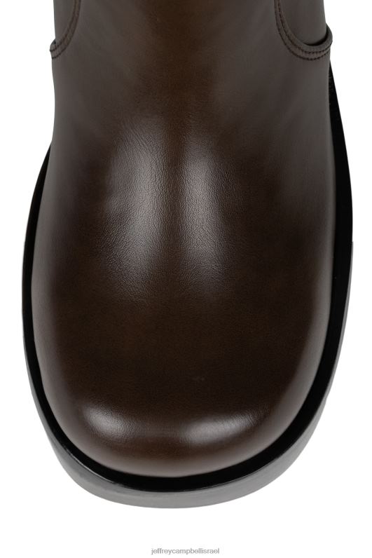 il Jeffrey Campbell זוהרים מגפי קרסול נשים חום כהה NN6N6317