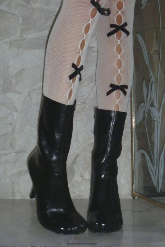 il Jeffrey Campbell חוֹזֶה מגפי קרסול נשים בז' NN6N6319