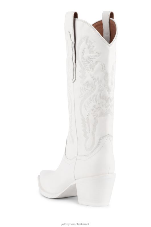 il Jeffrey Campbell דג'ט מגפי קרסול נשים לבן NN6N6333